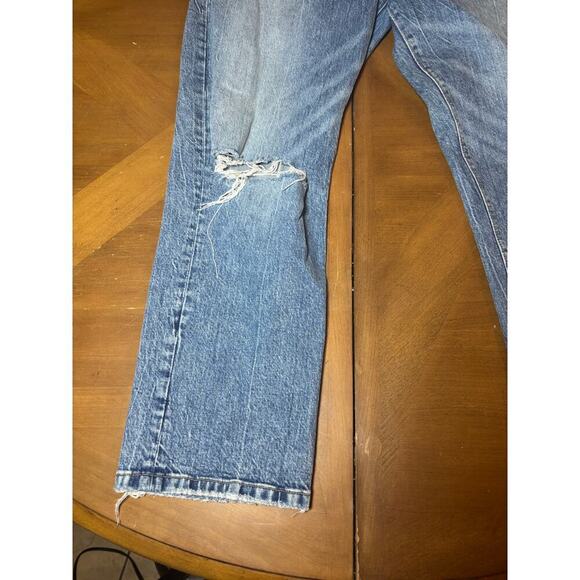 Loft jeans high waisted straight crop size 29 in excellent condition - Picture 13 of 13